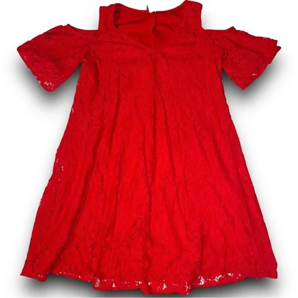 sheer lace plus size dress Plus Size Luna Lace Mock Neck Dress main image 0